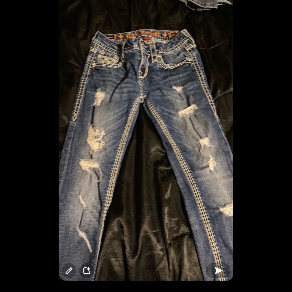 Rock revival jeans for sale.